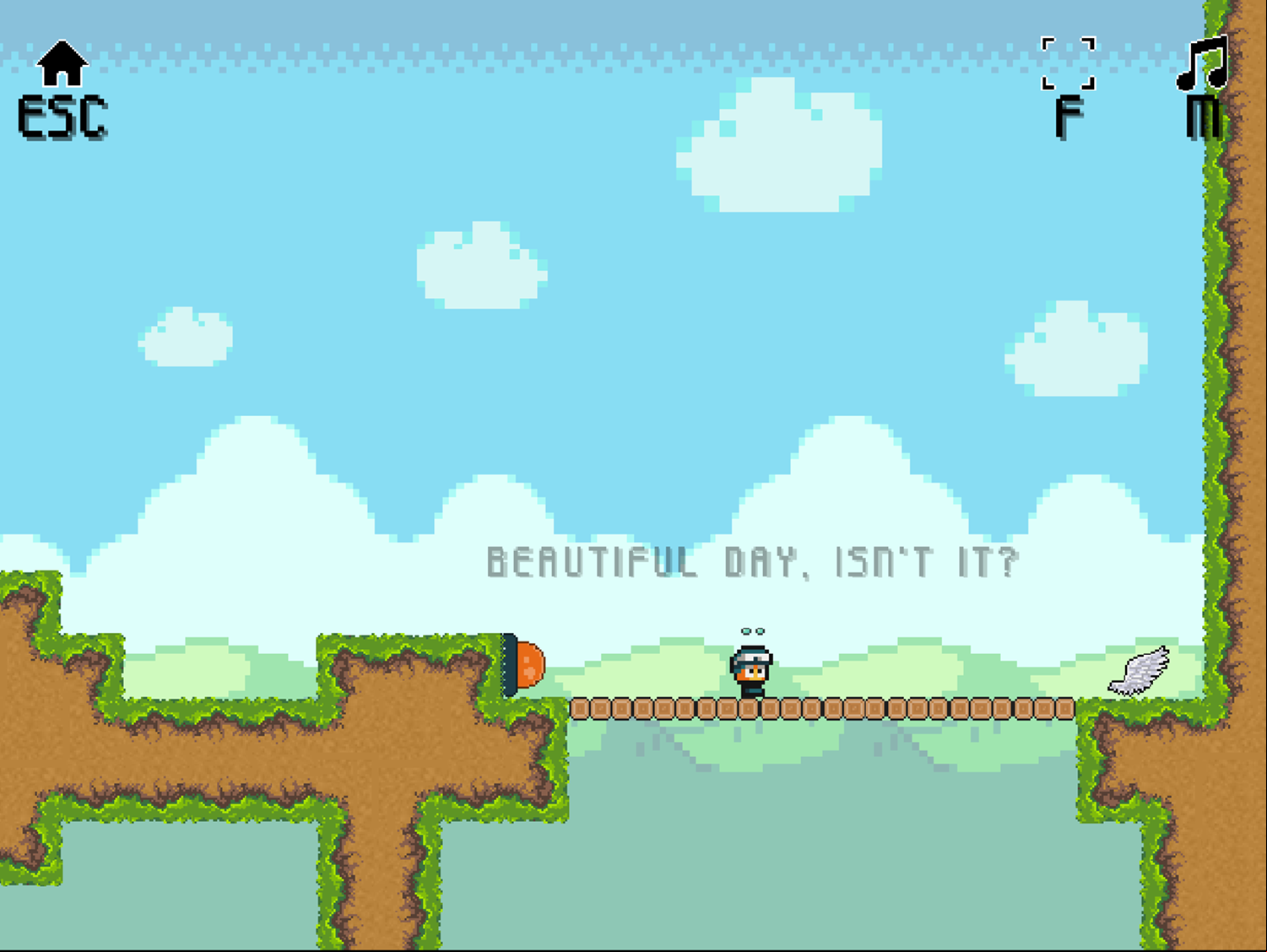 Low's Adventures 3 Game Wings and Push Button Screenshot.