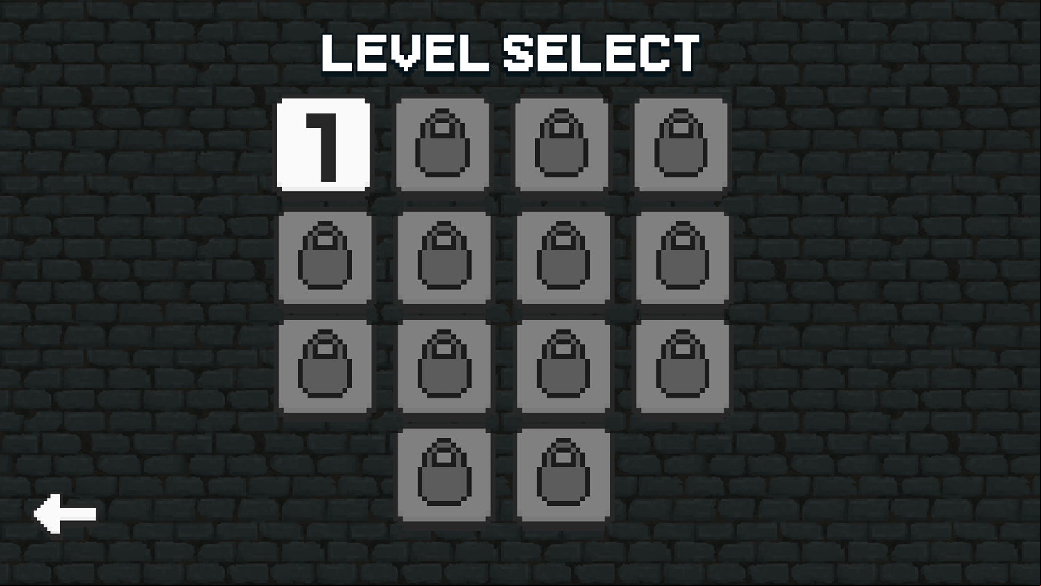 Magic Dash Game Level Select Screenshot.