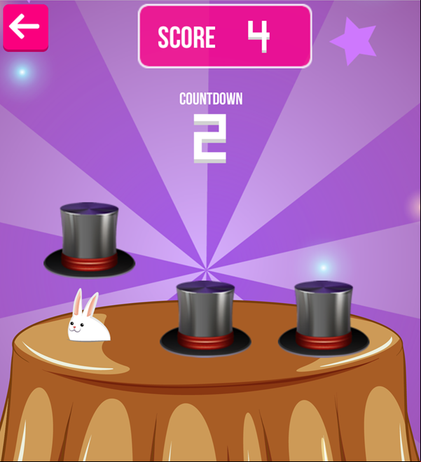 Magic Show Game Correct Answer Screenshot.