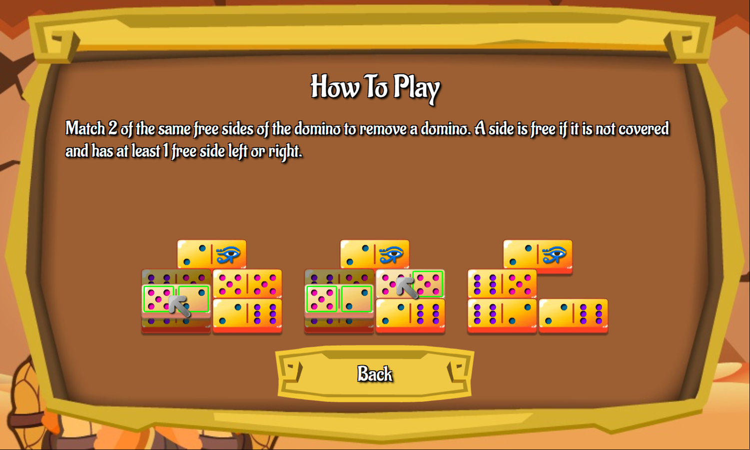 Mah-Domino Game How To Play Screenshot.