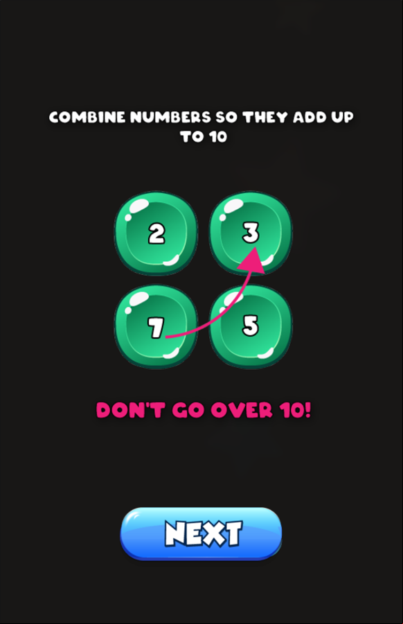 Make 10 Game How To Play Screenshot.