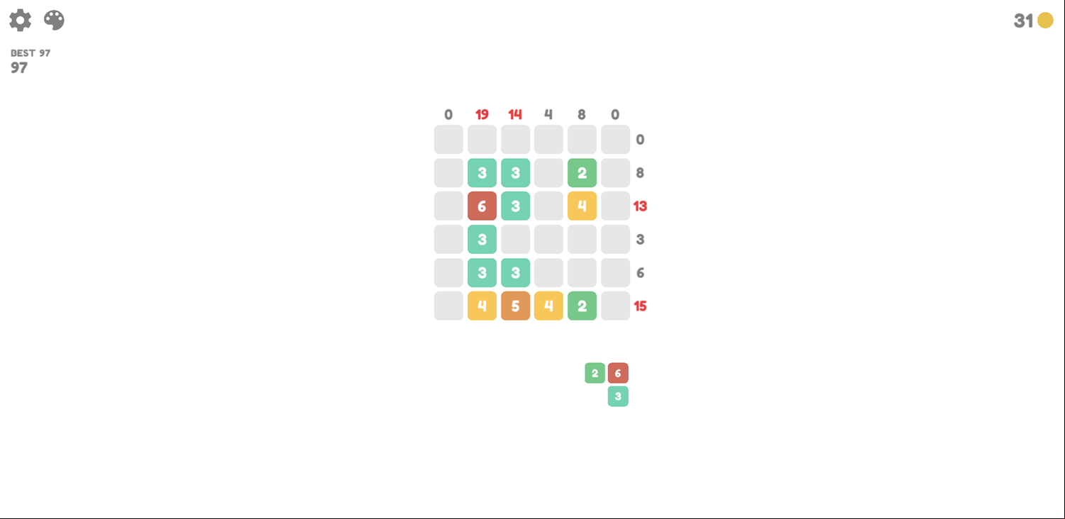 Make 10 Gameplay Screenshot.