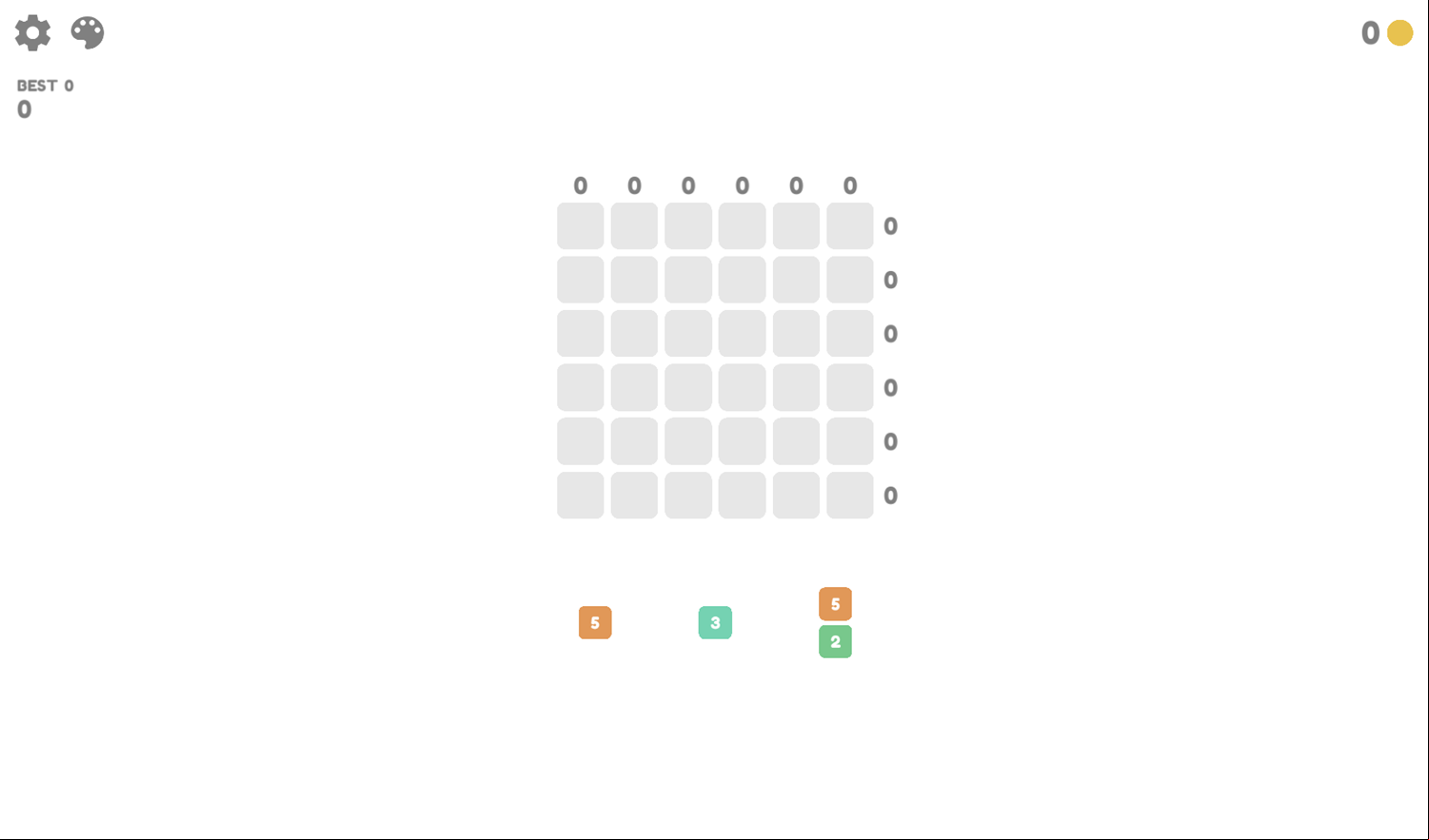 Make 10 Game Welcome Screen Screenshot.