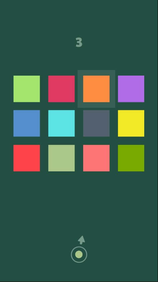 Many Colors Game Play Screenshot.