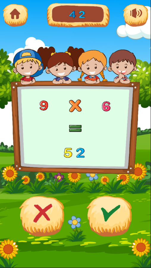 Math Genius Game Play Screenshot.