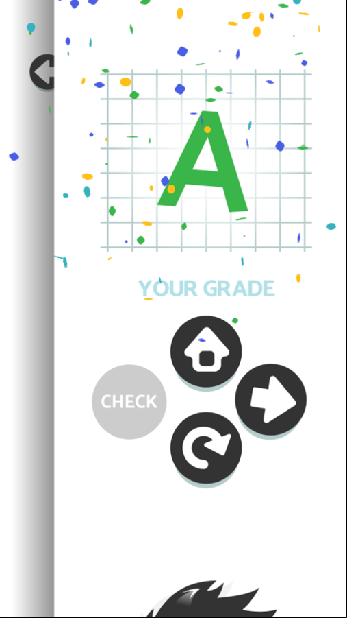 Math Game Level Completed Screenshot.