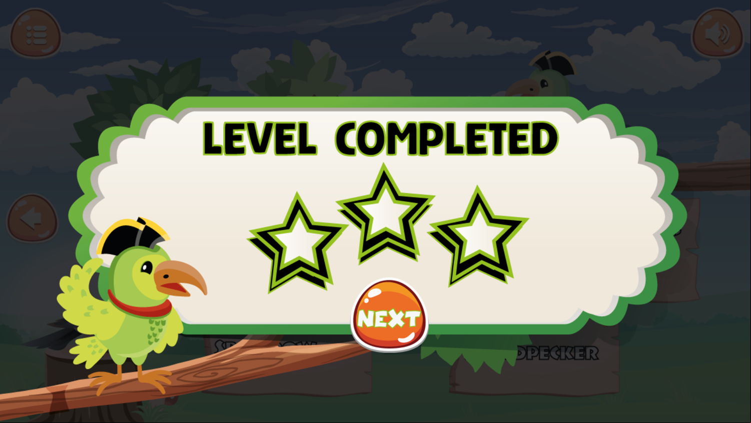 Meet The Birds Game Correct Answer Screenshot.