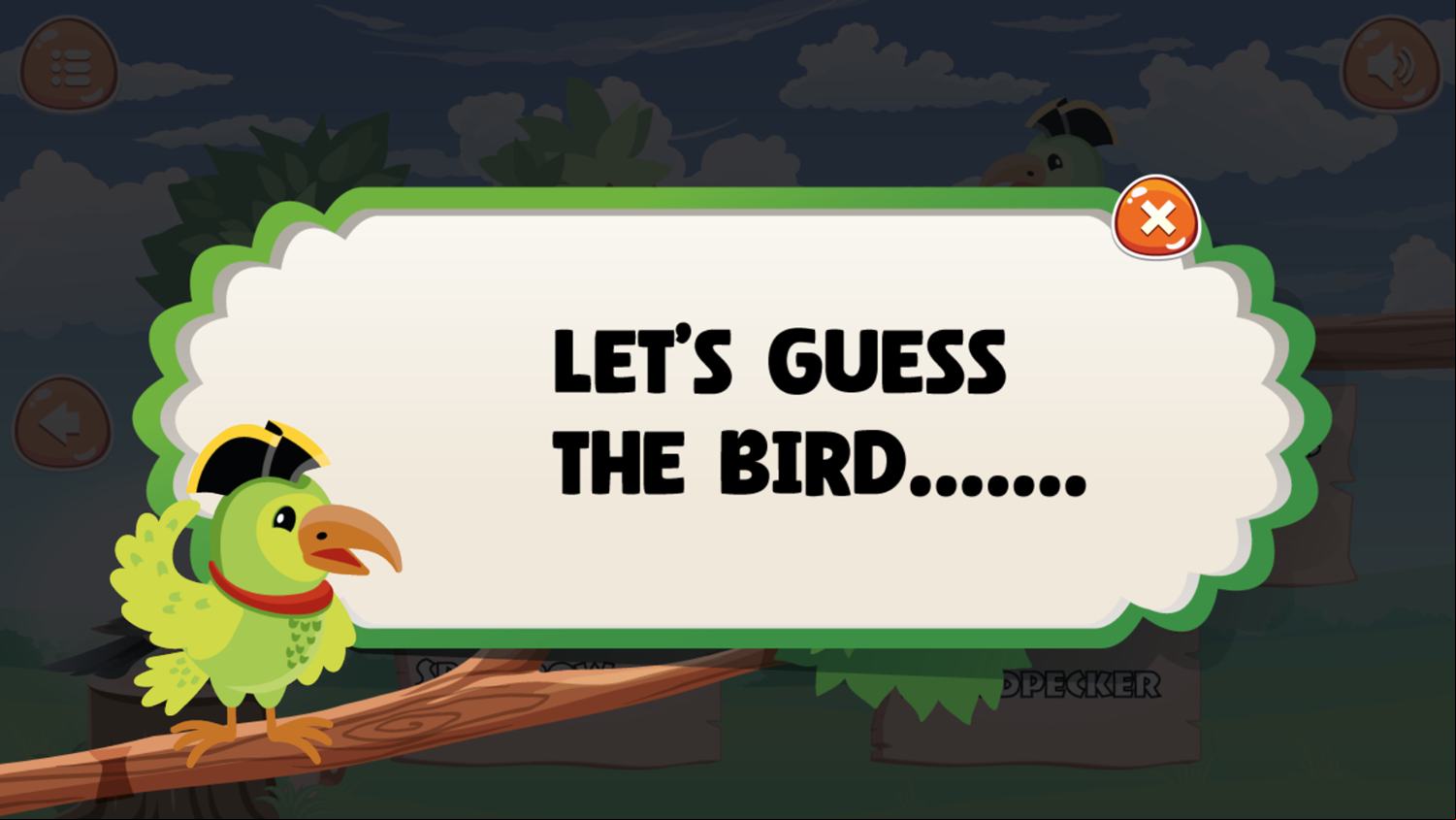 Meet The Birds Game Guess The Bird Screenshot.