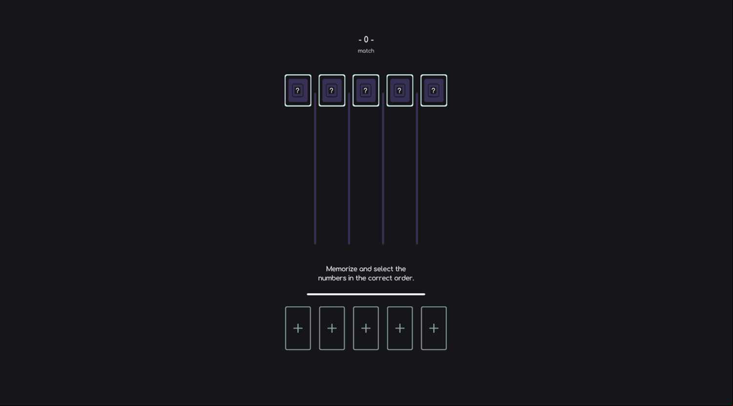 Memorize Numbers Game How To Play Screenshot.