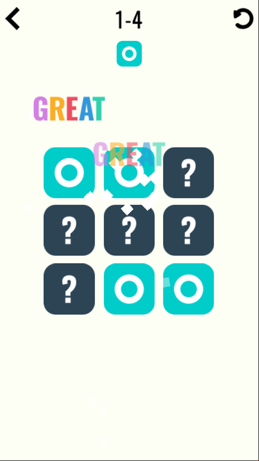 Memory Challenge Game Next Level Screenshot.