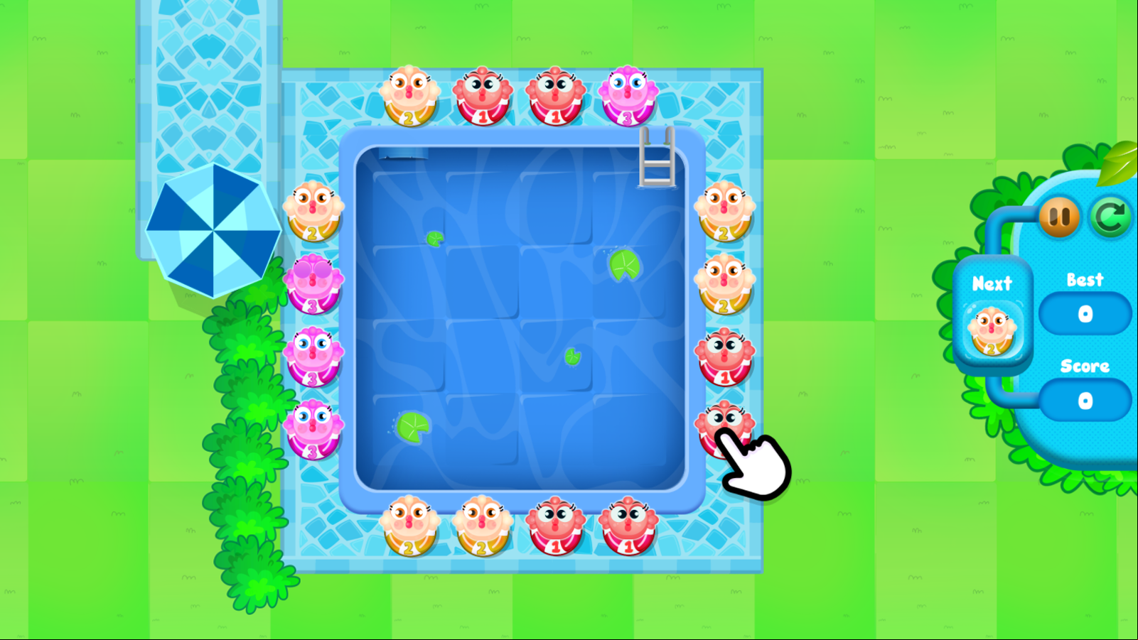 Merge Fish Game Welcome Screenshot.