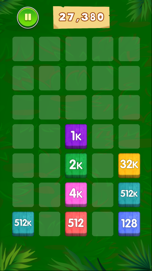 Merge Number Woody Game Almost Beat Screenshot.