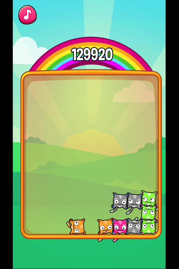 Mewtrix Game Combo Screenshot.
