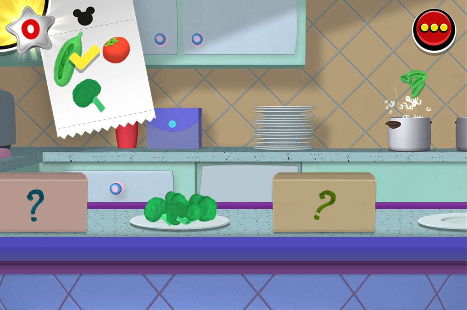Mickey and Minnie's Universe Ingredients Screenshot.