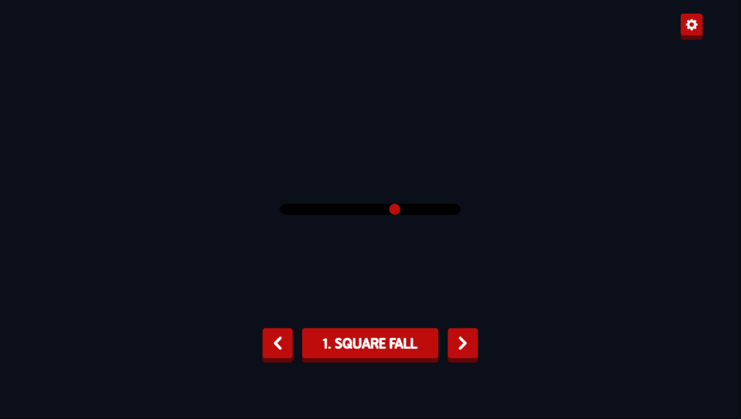 Mini Games Game 1 Square Fall Screenshot.