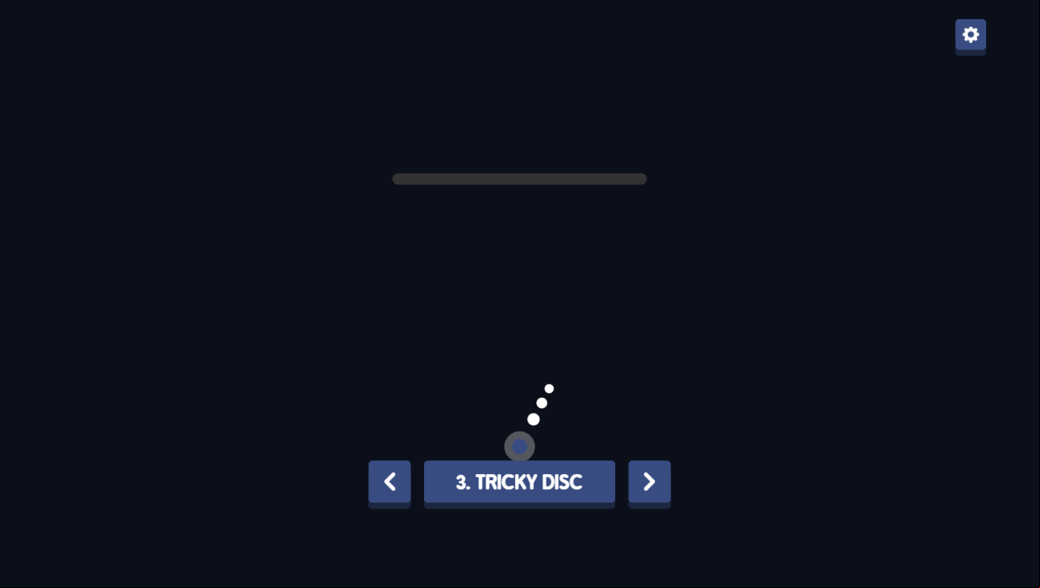 Mini Games Game 3 Tricky Disc Screenshot.
