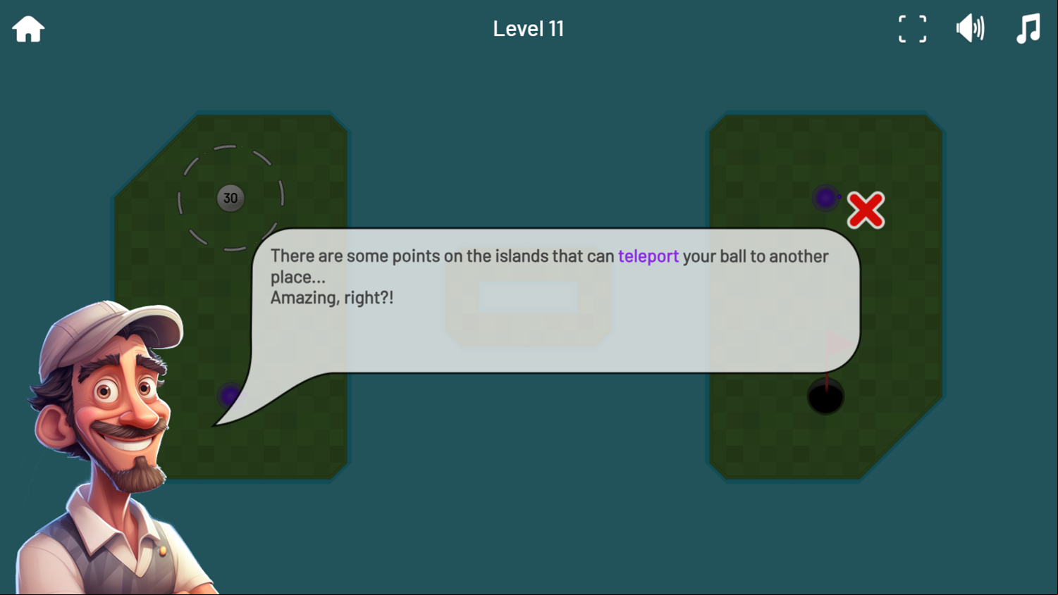 Minigolf Archipelago Game Teleport Portals Screenshot.