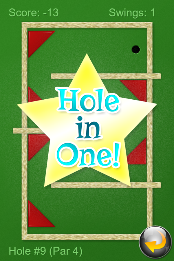 Minigolf Hole in One Screenshot.