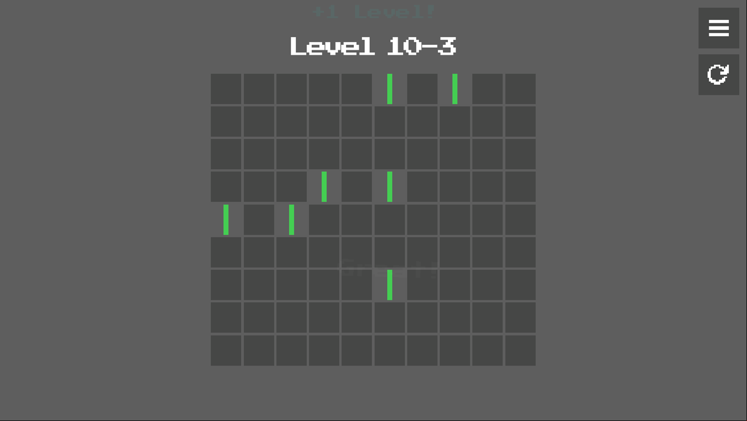 Minimal Memory Game Final Stage Beat Screenshot.