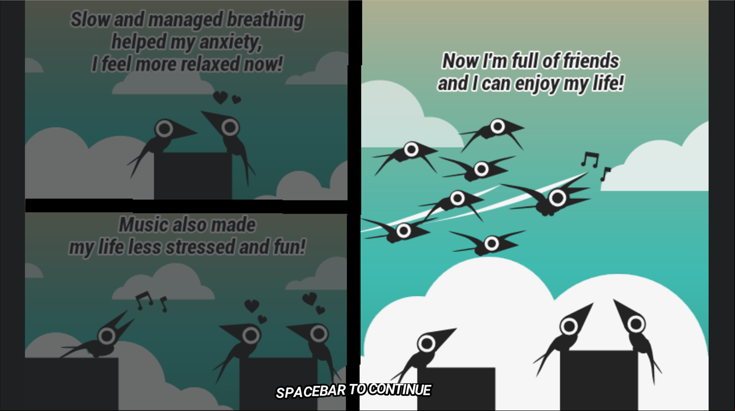 Mockingzen Game Ending Comic Screen Screenshot.
