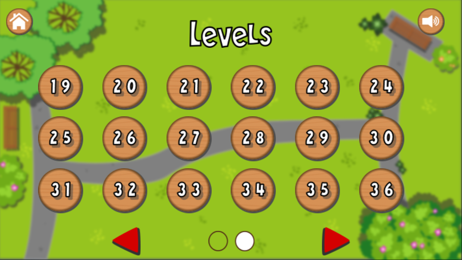 Molly The Cat Game All Levels Unlocked Screenshot.