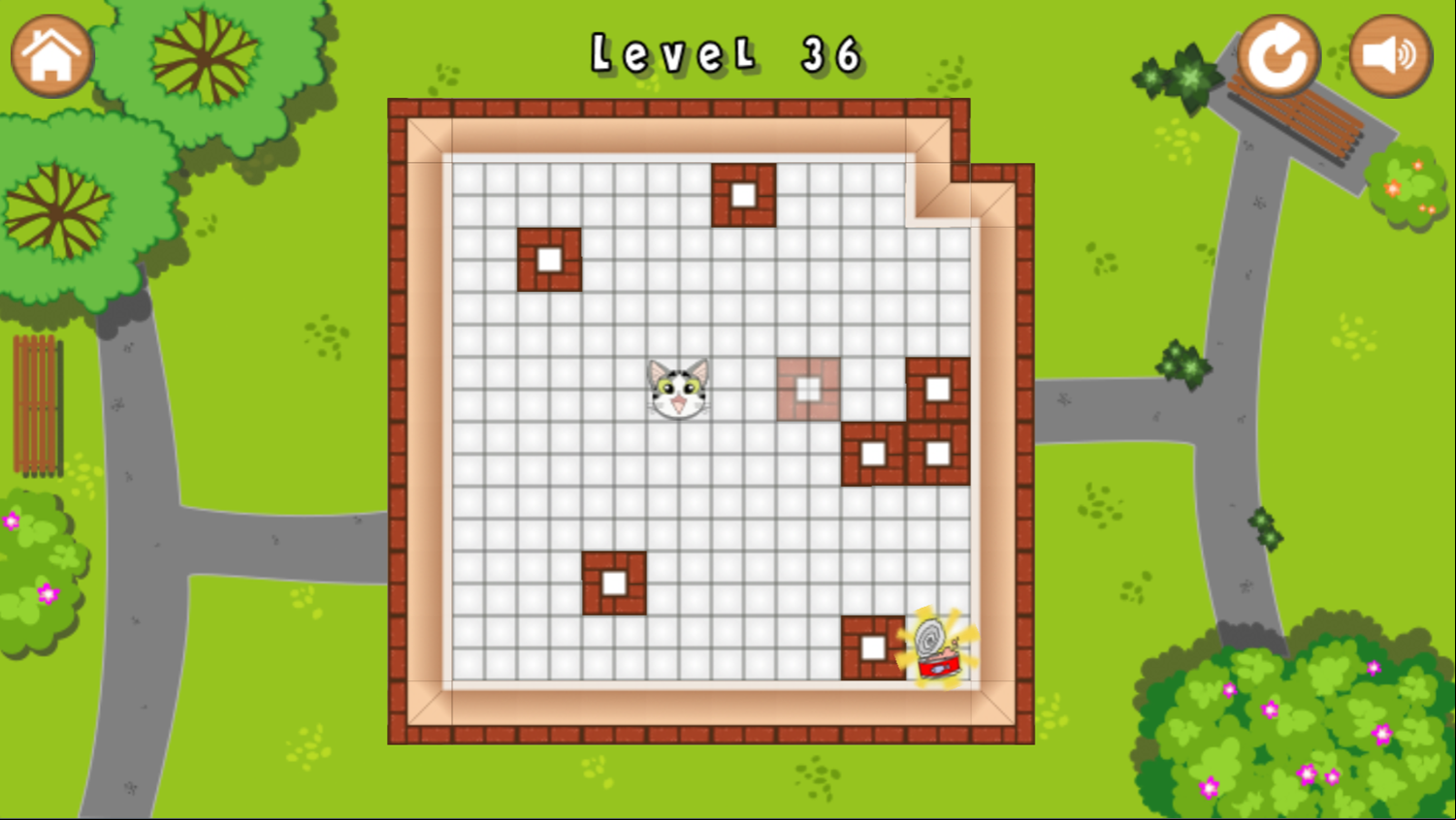 Molly The Cat Game Final Level Screenshot.