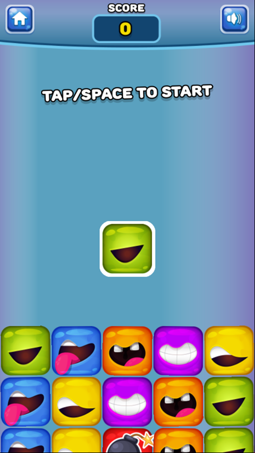 Monster Fusion Game Start Screenshot.