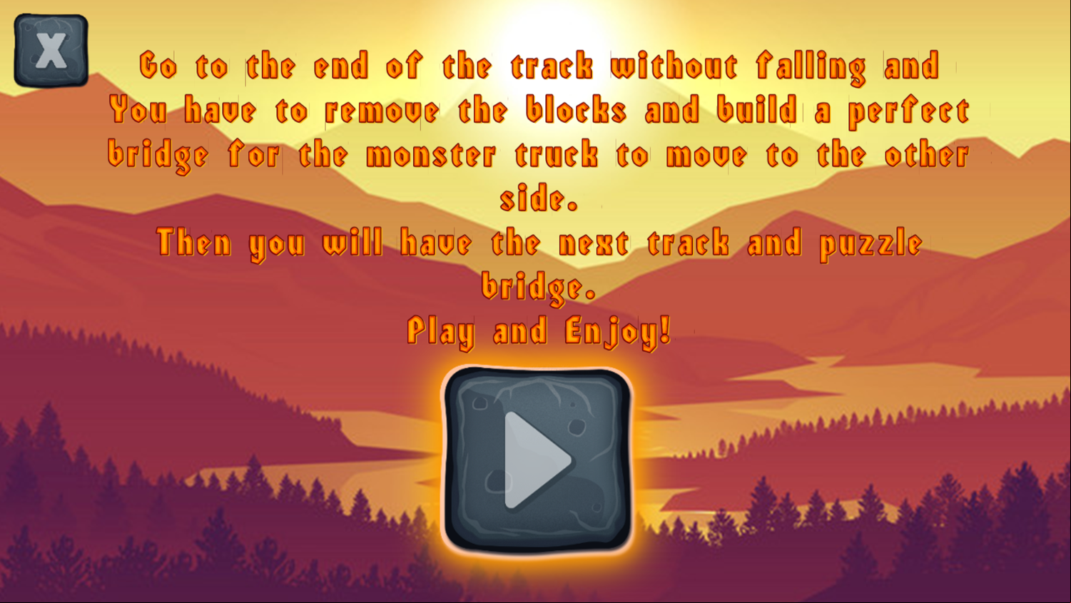 Monster Truck Puzzle Mania Game How To Play Screenshot.