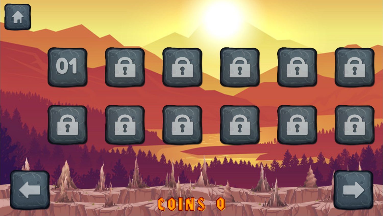 Monster Truck Puzzle Mania Game Level Select Screenshot.