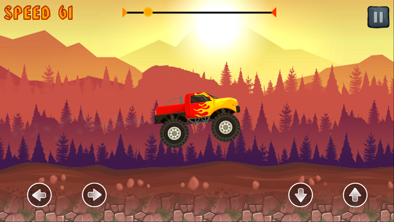 Monster Truck Puzzle Mania Game Next Level Screenshot.