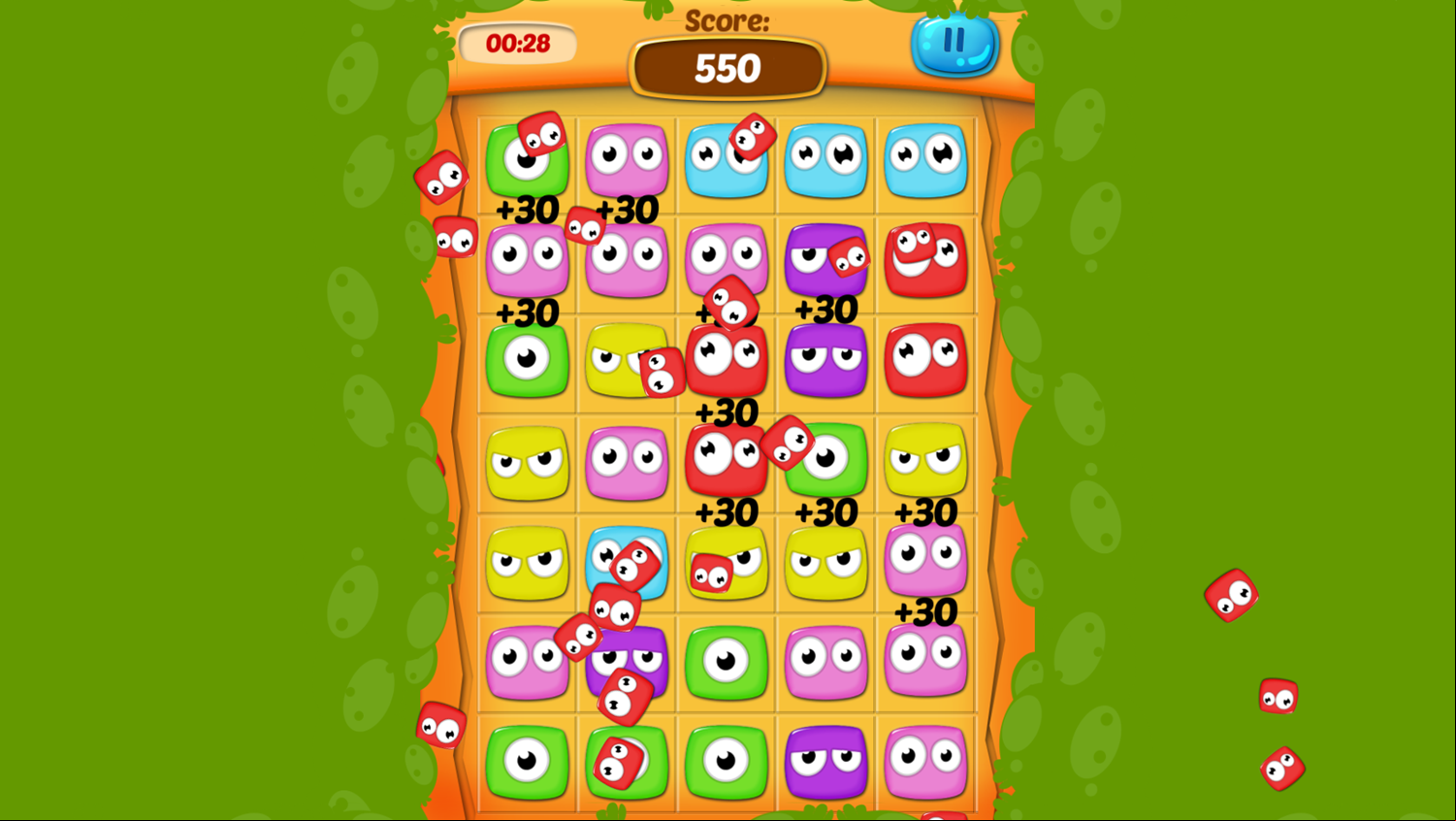 Monstertopia Game Level Combo Screenshot.