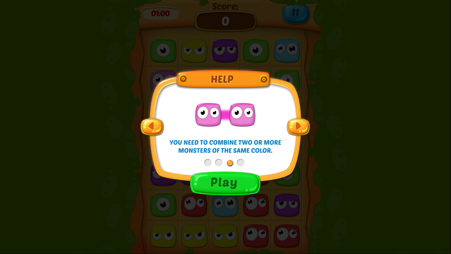 Monstertopia Game Play Tips Screenshot.