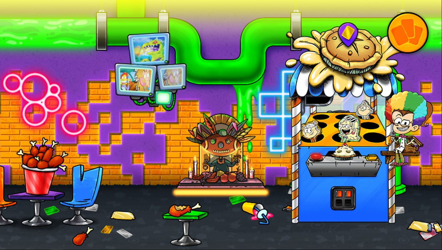 Nick Arcade Game Stage Select Screenshot.