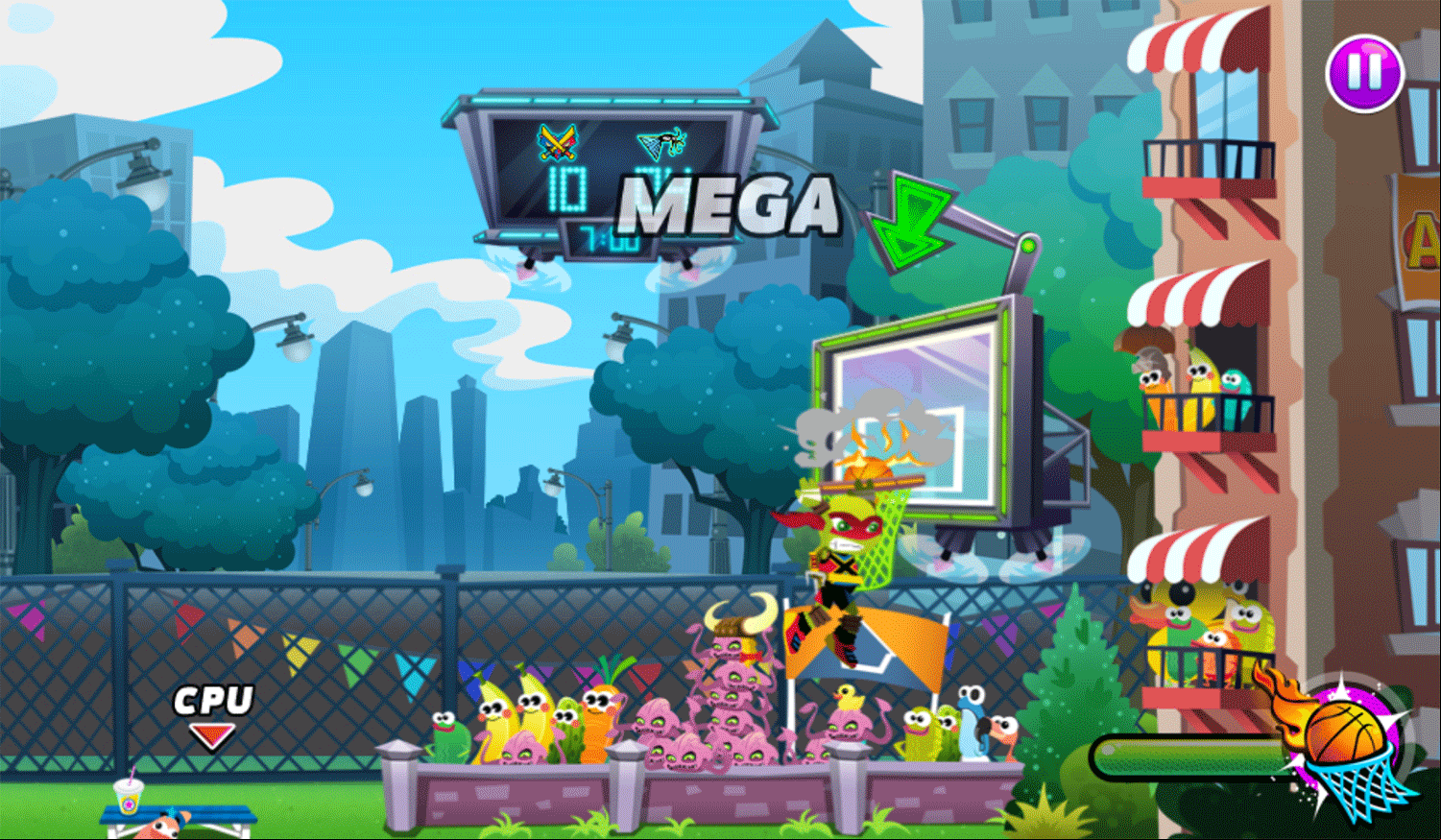 Nick Basketball Stars 2 Game Screenshot.