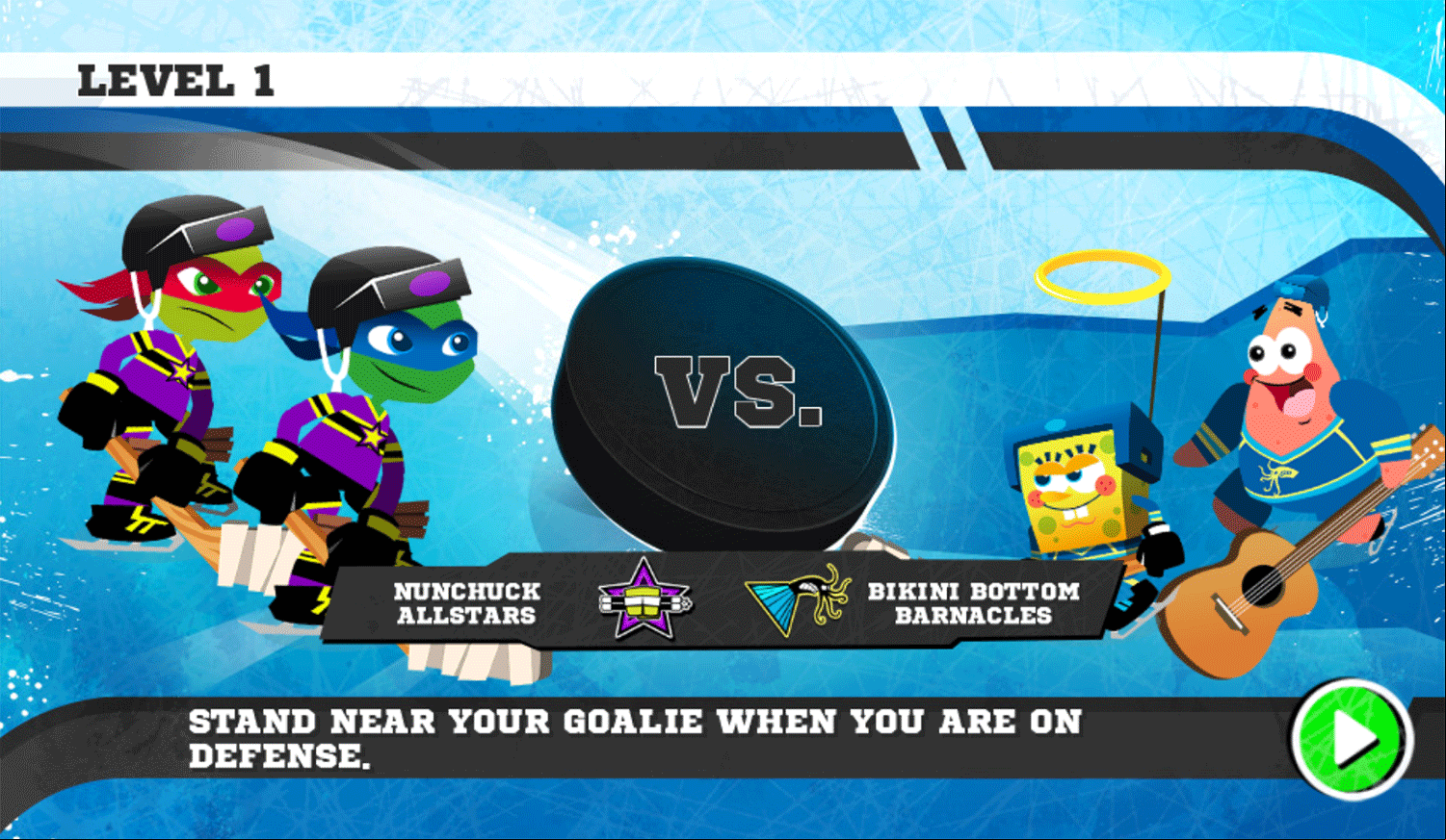 Nick Hockey Stars Versus Screenshot.