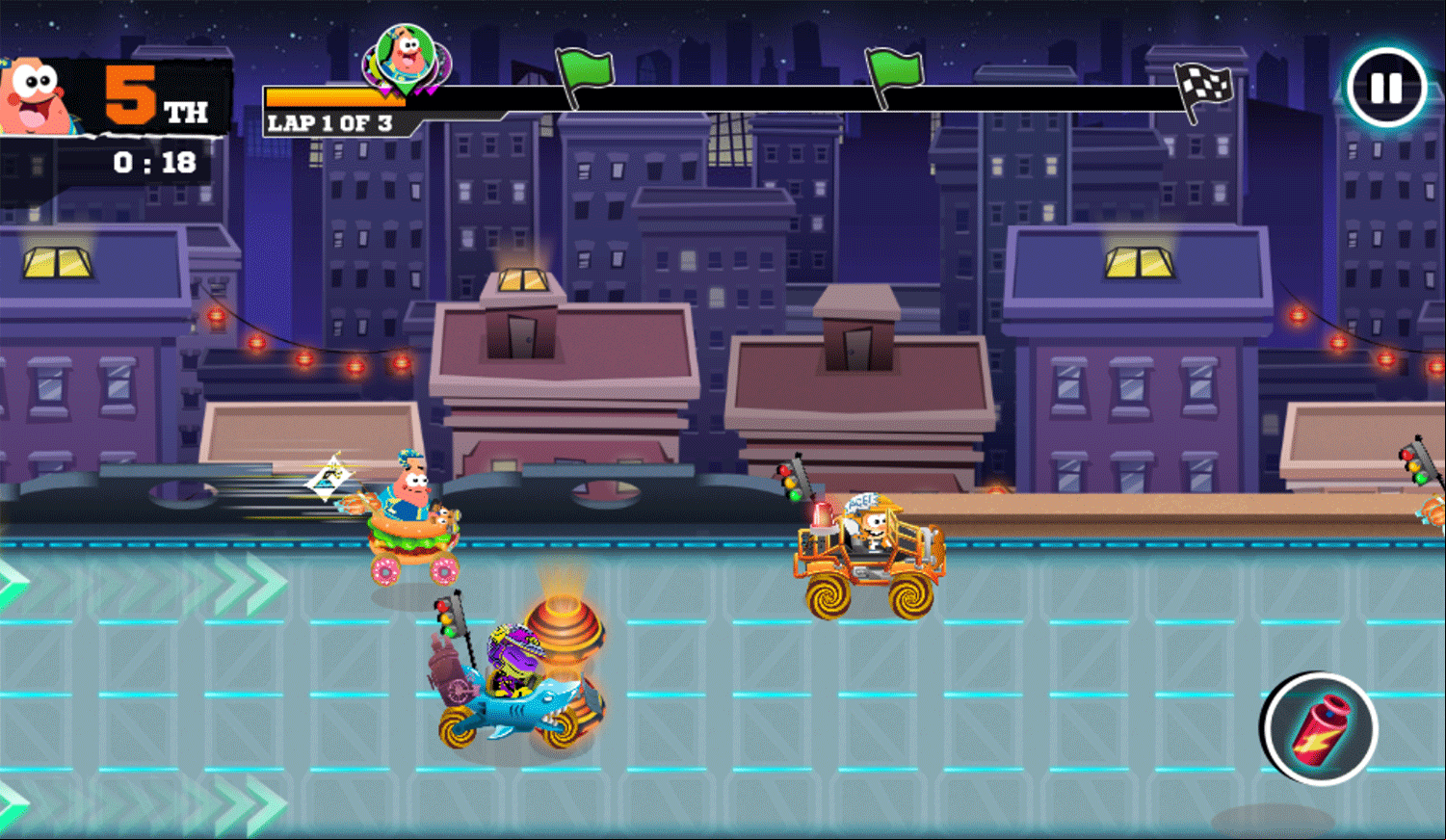 Nick Racing Stars Quick Race Screenshot.