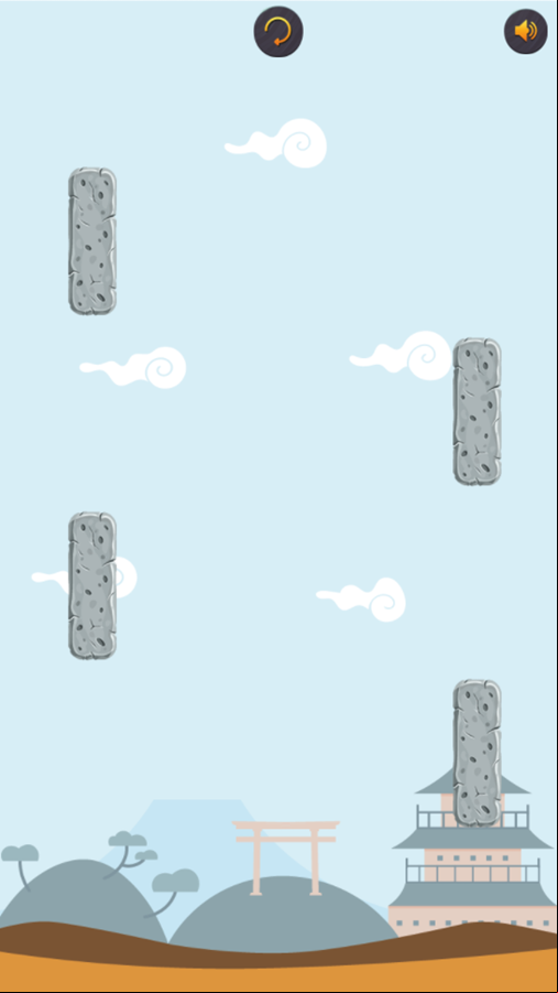 Ninja Blocks Destroys Game Next Level Screenshot.