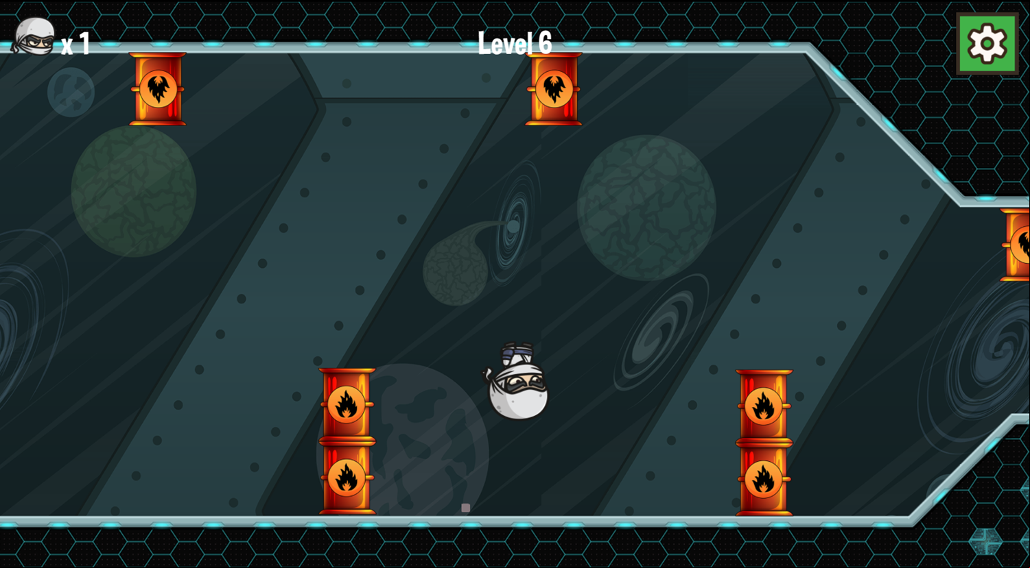 Ninja Run Game Next Level Screenshot.