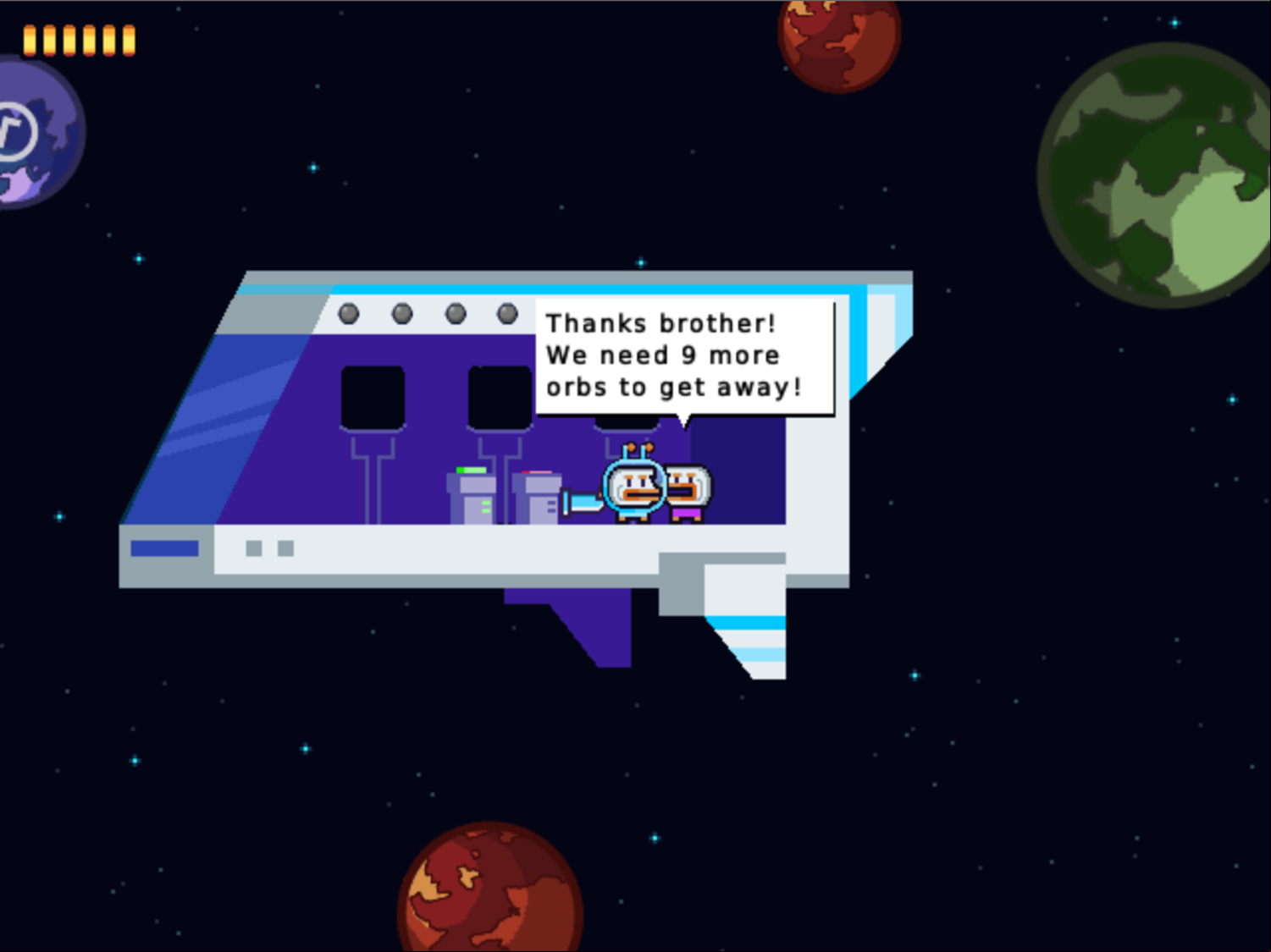No Ducks Sky Game Collect Other Orbs Screenshot.