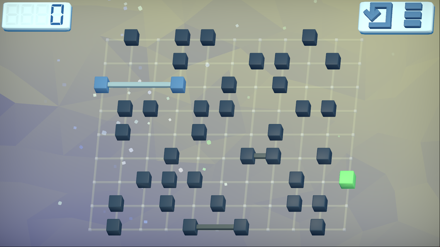 Nodes Game Final Level Screenshot.
