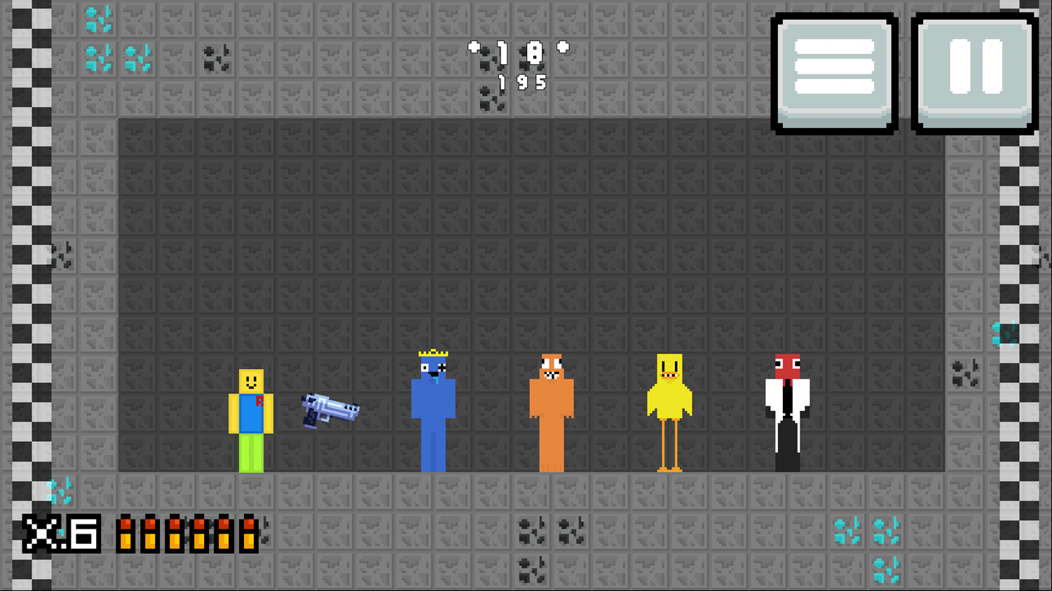 Noob Rainbow Friends Game Level Challenge Screenshot.