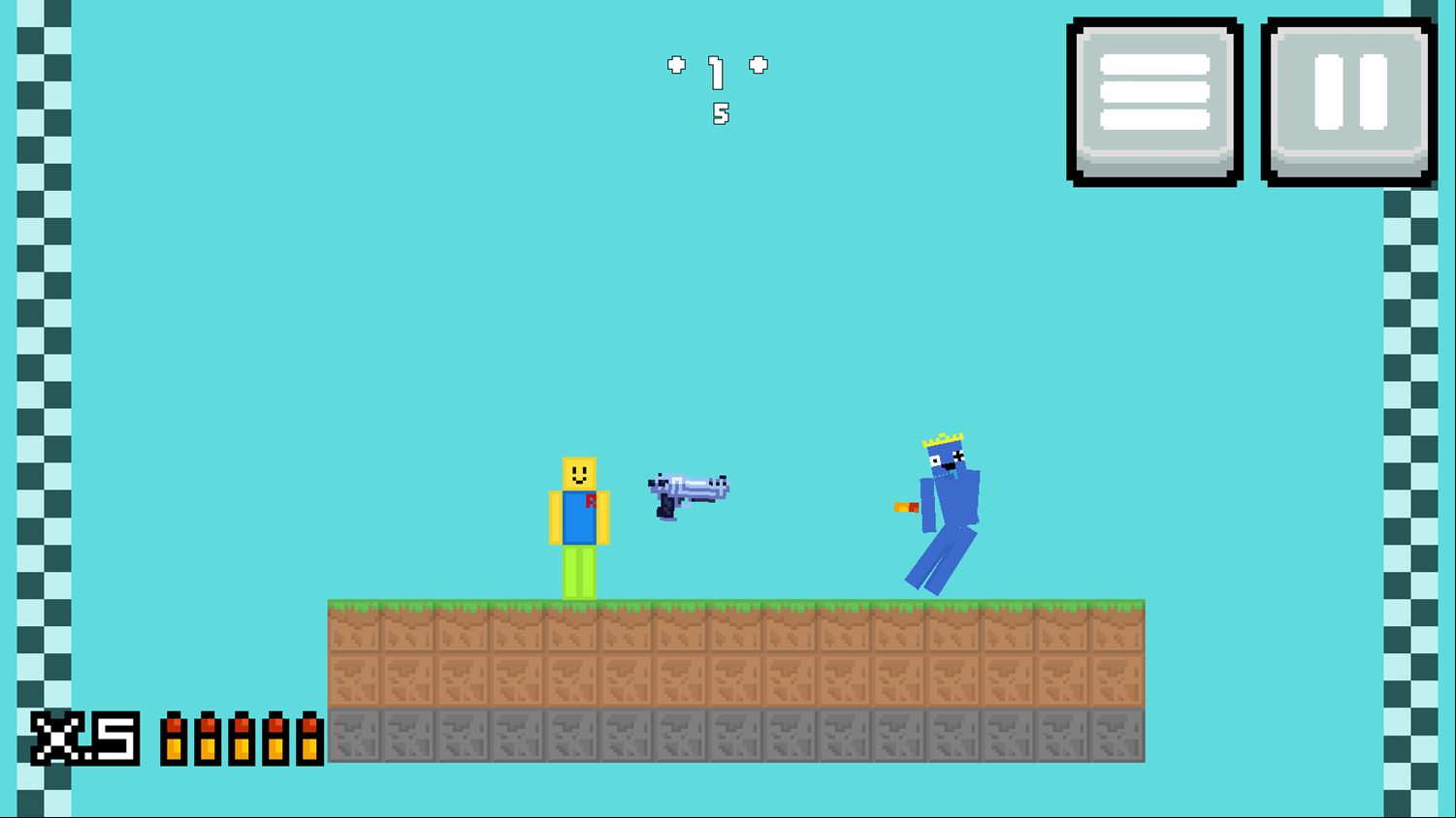 Noob Rainbow Friends Game Level Play Screenshot.