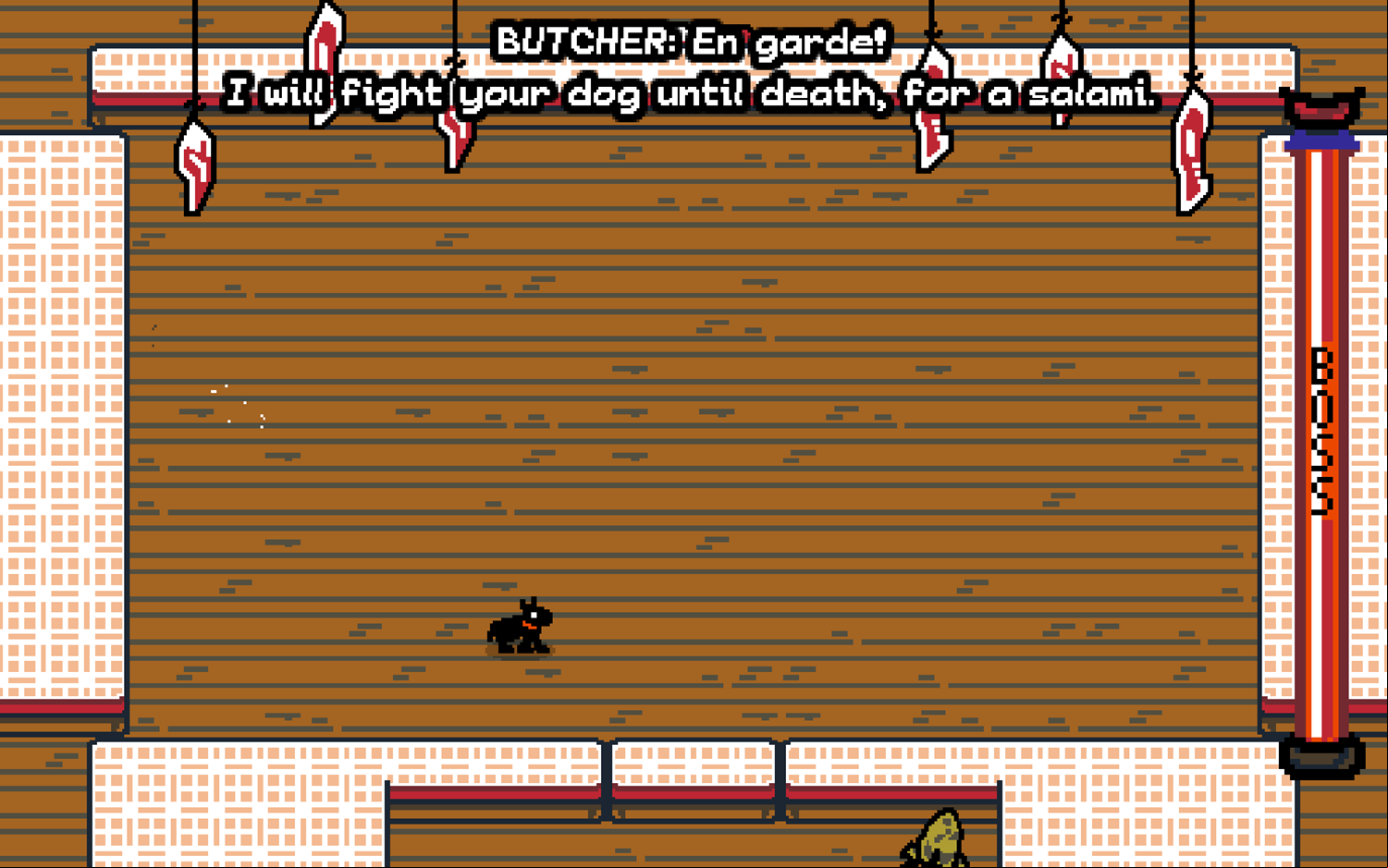 Nuke Stroll Game Boss Battle Screenshot.