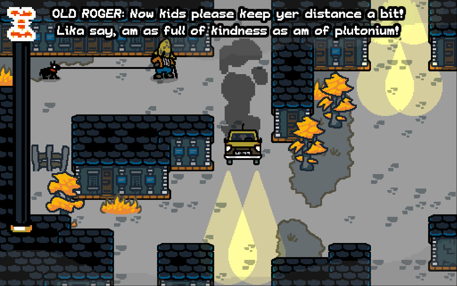 Nuke Stroll Game Level With Cars Screenshot.