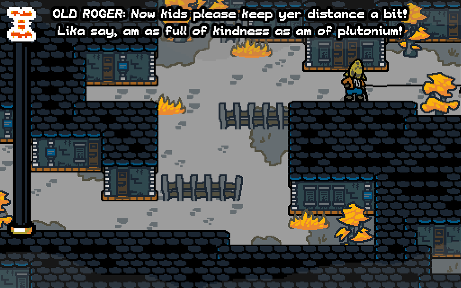 Nuke Stroll Game Level Complete Screenshot.