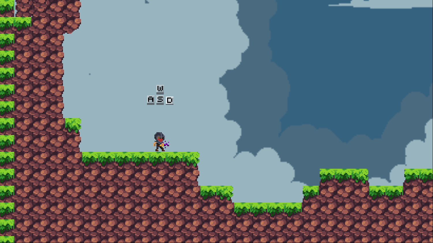 Null Dagger Game Level Start Screenshot.