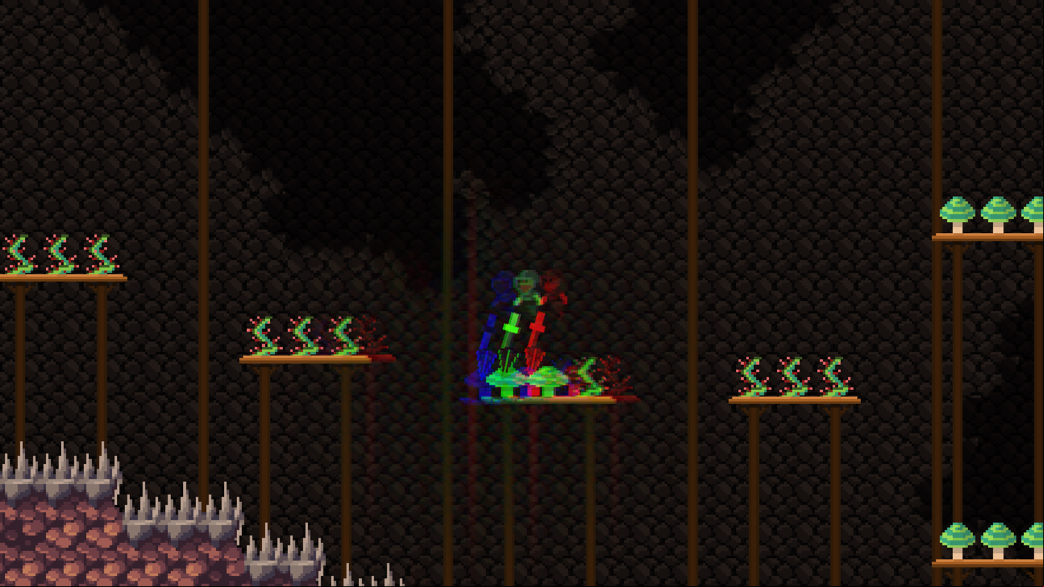 Null Dagger Game Platforming Screenshot.