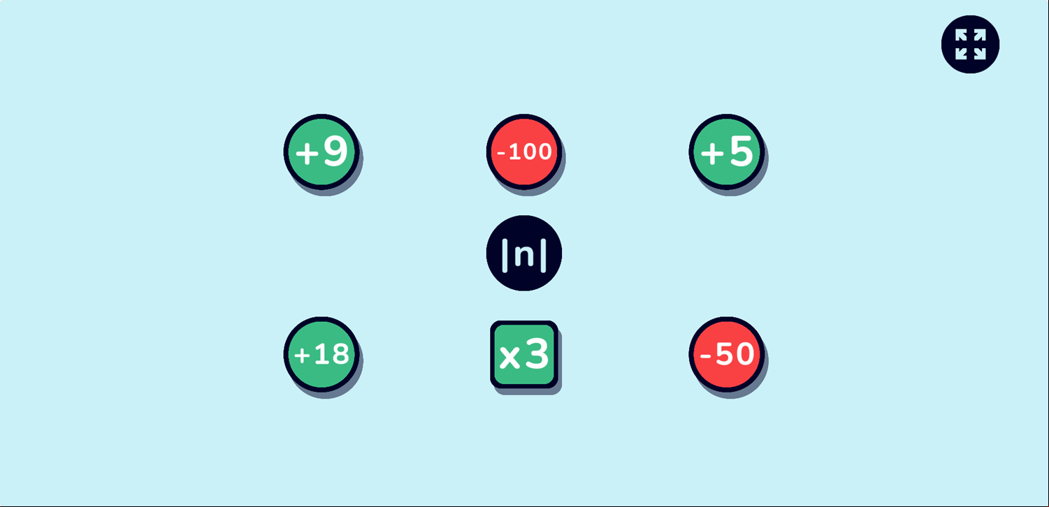 Nullify Game Level With Absolute Value Function Screenshot.