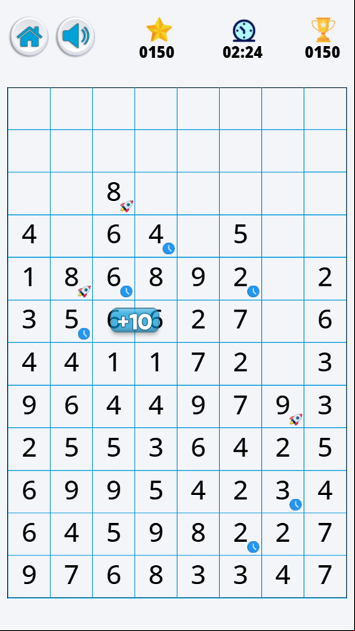 Number Match Game Play Screenshot.