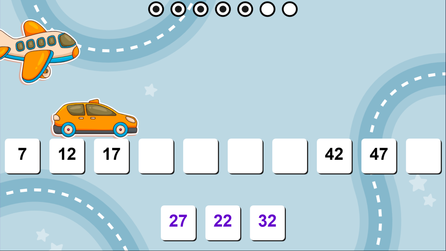 Number Patterns Game Next Level Screenshot.